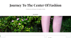 Desktop Screenshot of journeytothecenteroffashion.com